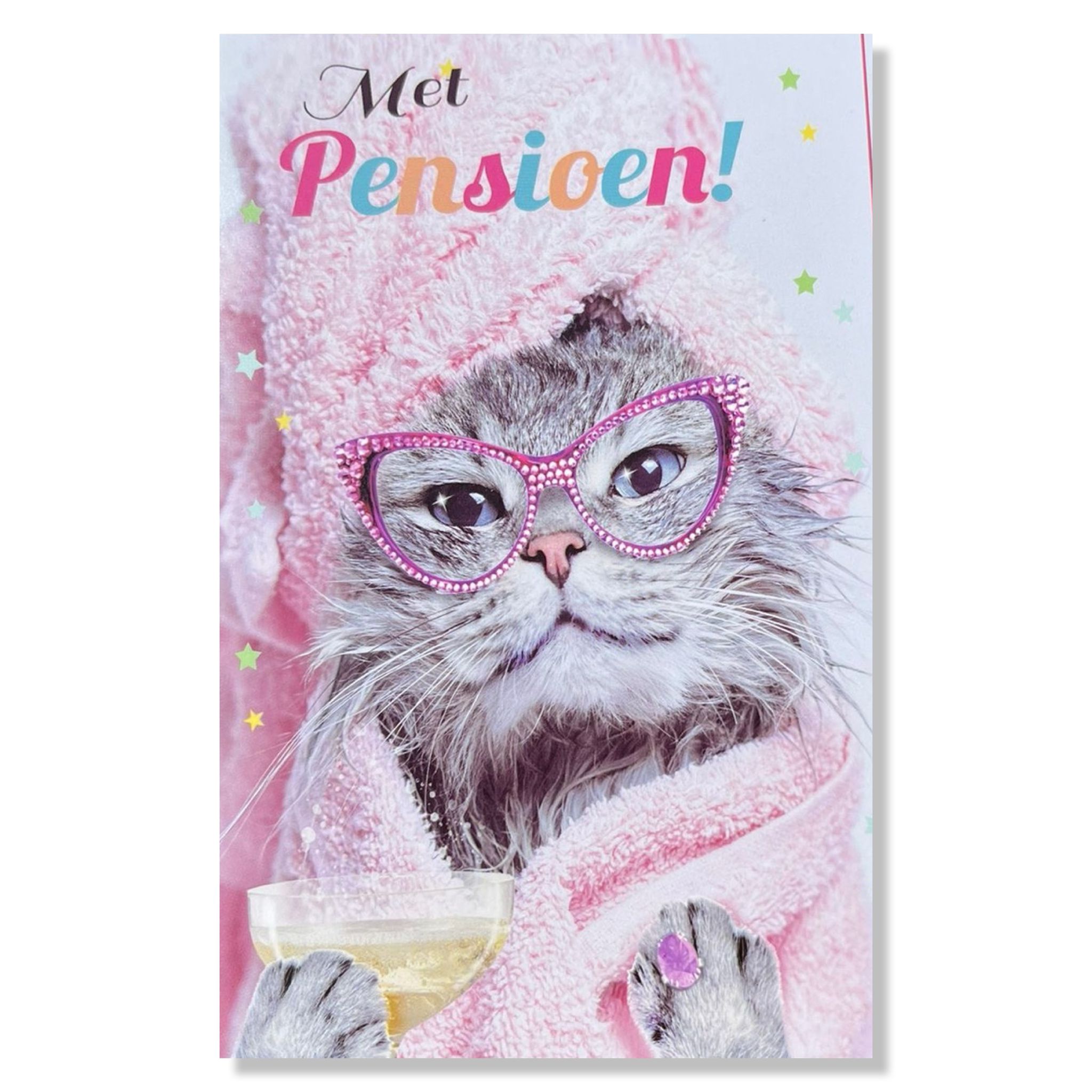 Met Pensioen Wenskaart Met Pensioen Wenskaart