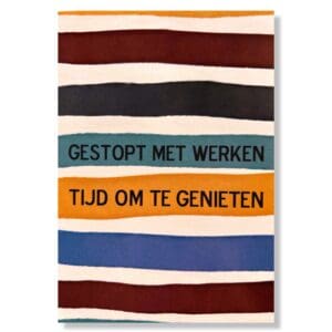 Gestopt met Werken Wenskaart