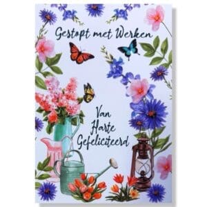 Gestopt met Werken Wenskaart