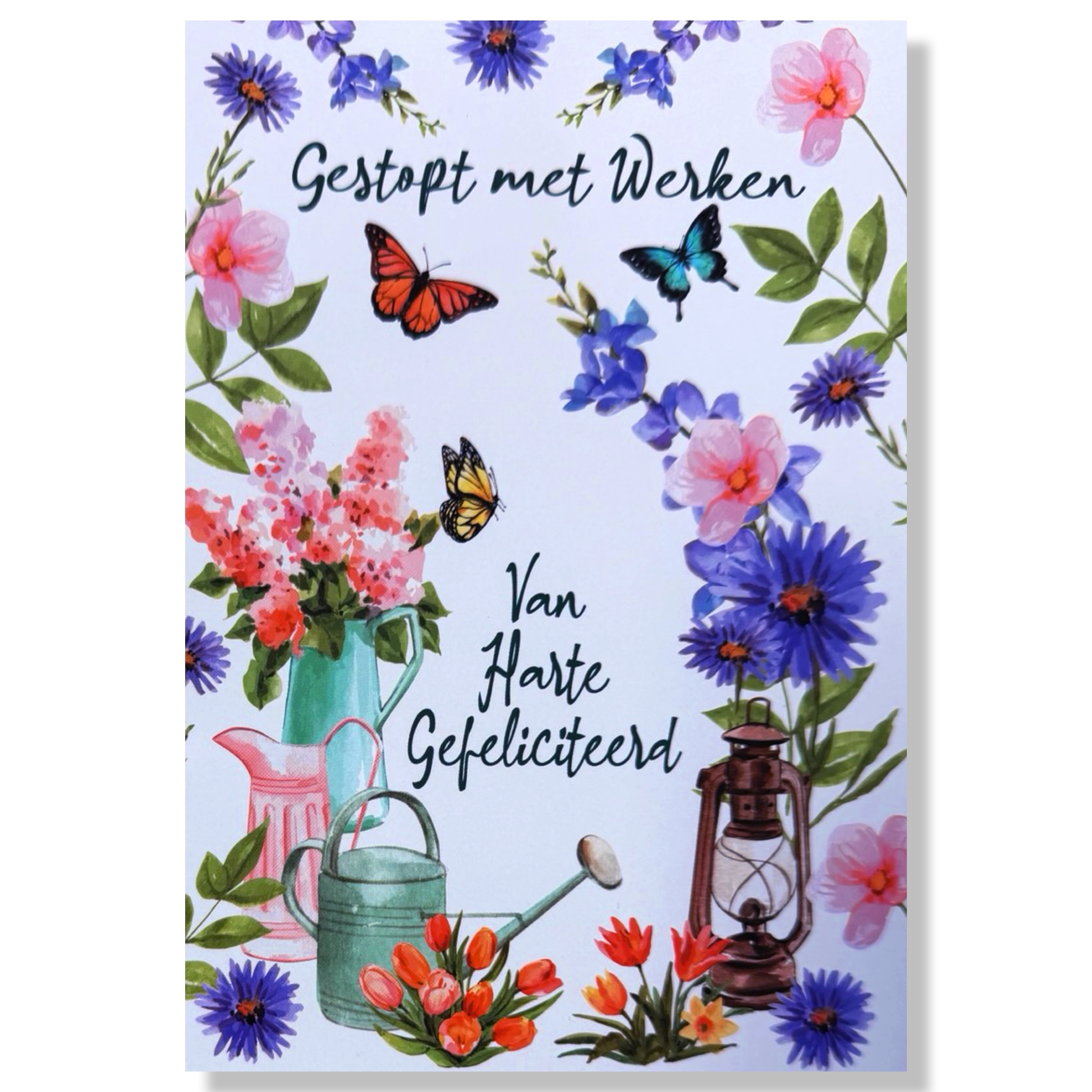 Gestopt met Werken Wenskaart Gestopt met Werken Wenskaart