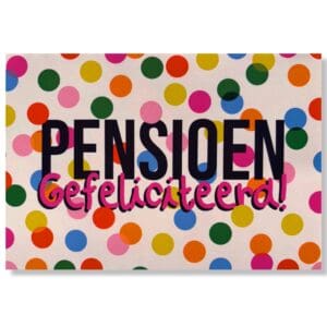 Pensioen Wenskaart