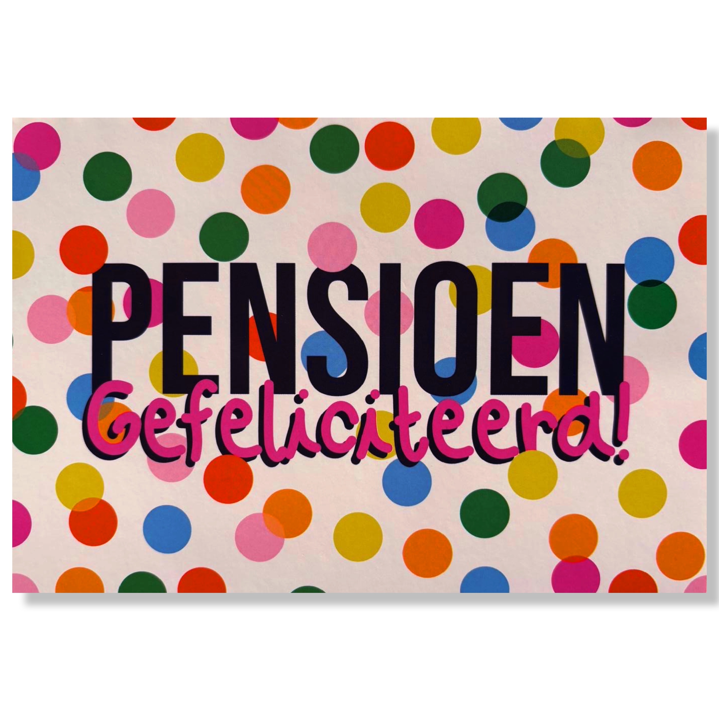 Pensioen Wenskaart Pensioen Wenskaart