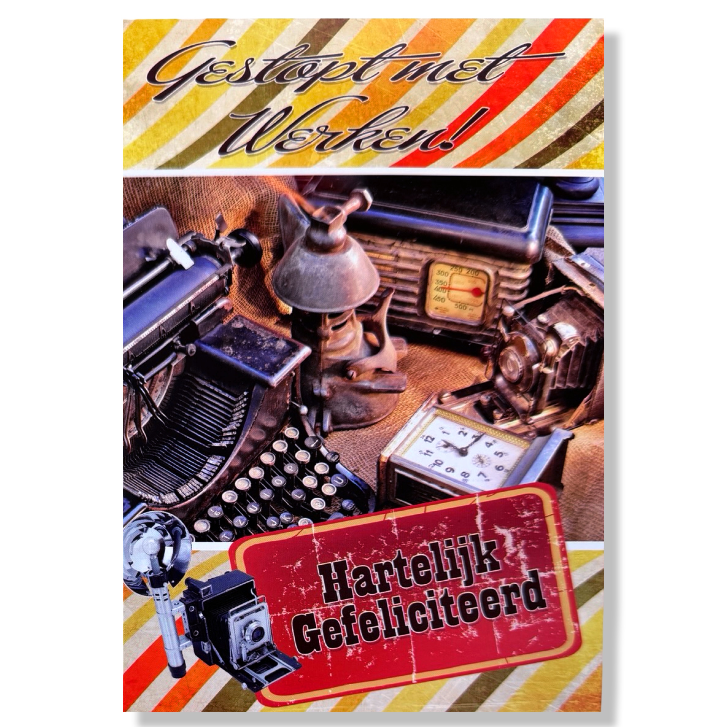 Gestopt met Werken Wenskaart Gestopt met Werken Wenskaart