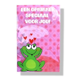 opkikker wenskaart