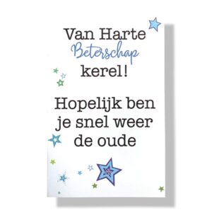 van harte beterschap wenskaart