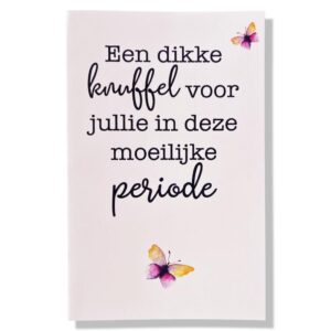 Een dikke knuffel