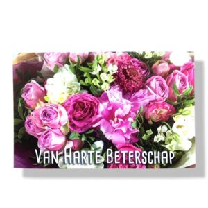 van harte beterschap wenskaart
