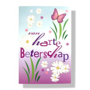 van harte beterschap wenskaart