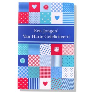 Een jongen! Van Harte Gefeliciteerd!