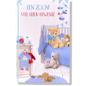 Een Zoon Veel Geluk Gewenst!