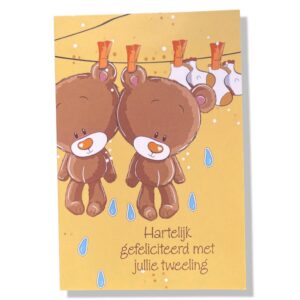 Hartelijk gefeliciteerd met jullie Tweeling!
