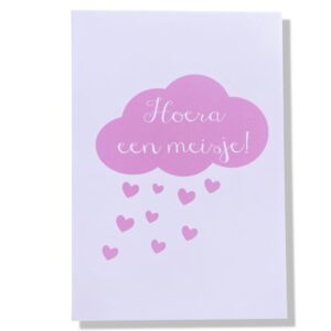 Hoera een meisje!