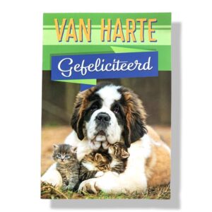 van harte gefeliciteerd wenskaart