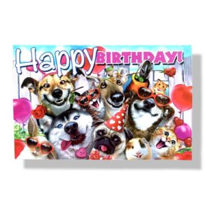 happy birthday wenskaart grappige honden