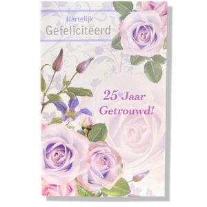 25 jaar getrouwd