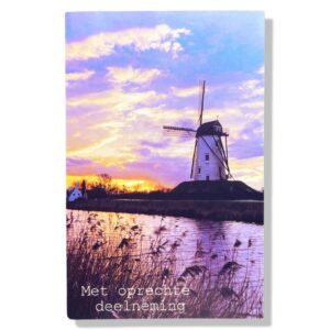 Met oprechte deelneming