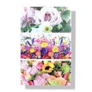 blanco wenskaart bloemen