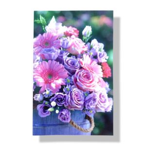 blanco wenskaart bloemen