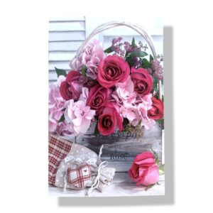 blanco wenskaart rozen