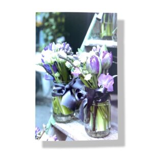 blanco wenskaart bloemen