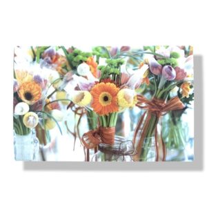 blanco wenskaarten bloemen
