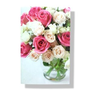 blanco wenskaart bloemen