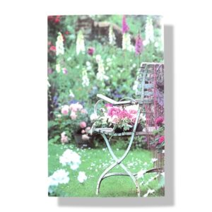 blanco wenskaarten bloemen tuin