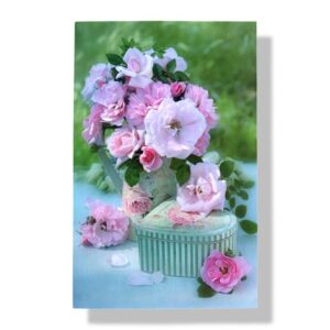 Blanco wenskaart | Bloemen | 11x17