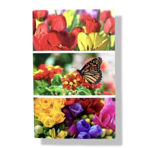 blanco wenskaart bloemen