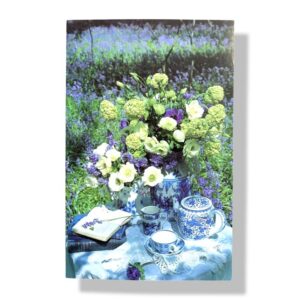 blanco wenskaart bloemen