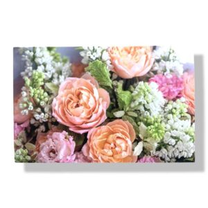 blanco wenskaart bloemen