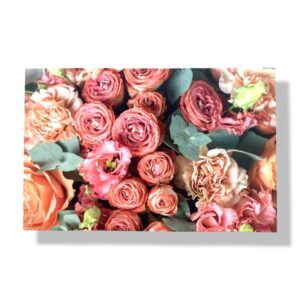 blanco wenskaart bloemen