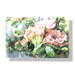 blanco wenskaart bloemen