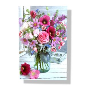 blanco wenskaart bloemen
