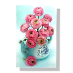 blanco wenskaart bloemen