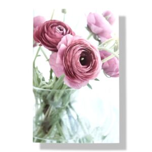 blanco wenskaart bloemen