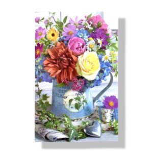 blanco wenskaart bloemen