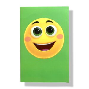 blanco wenskaart vrolijke smiley