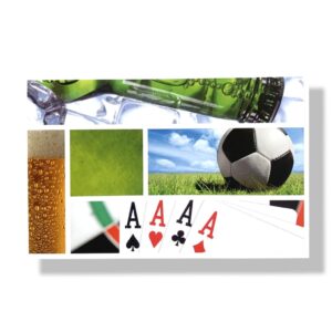 blanco wenskaart voor een jongen