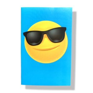 blanco wenskaart stoere smiley