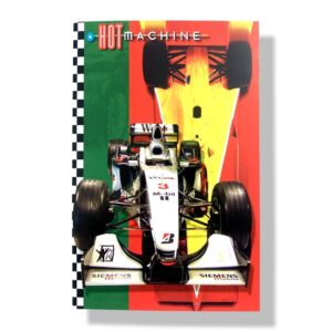 blanco wenskaart raceauto