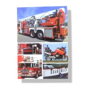 blanco wenskaart brandweer
