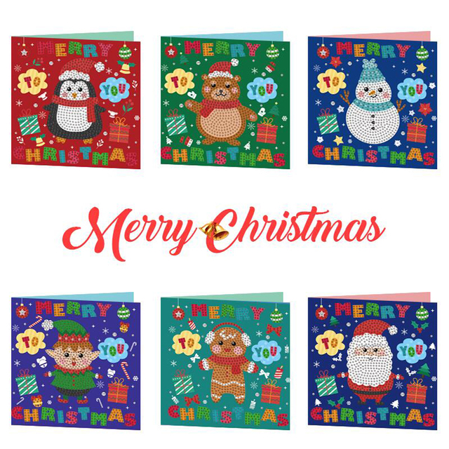 Diamond Painting Kerstkaarten