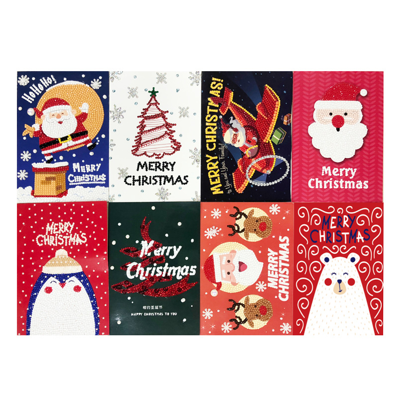 Diamond Painting Kerstkaarten Diamond Painting Kerstkaarten