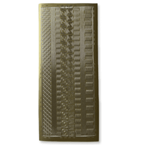 Peel-Off Stickervel Goud Randjes