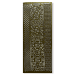 Peel-Off Stickervel Goud Randjes