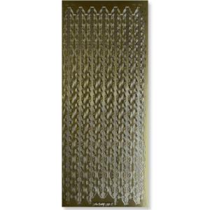 Peel-Off Stickervel Goud Randjes