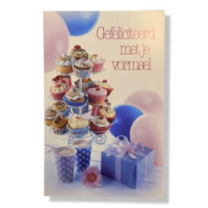 Vormsel Wenskaart Cupcakes