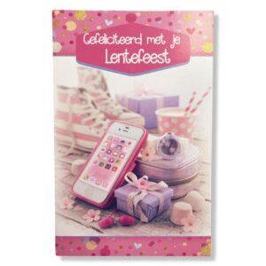 Lentefeest Wenskaart Roze
