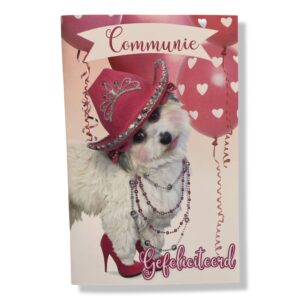 Communie Wenskaart Hond